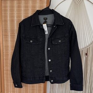 Lee Women’s Black/Dark Gray Denim Jacket